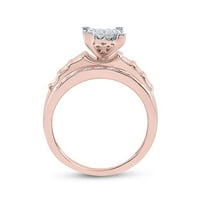 Zaručnički prsten od ružičastog zlata od 10 karata