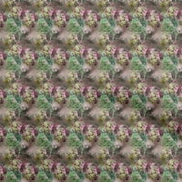Oneoone pamučni popin cvjetna tkanina cvjetna tkanina za šivanje tiskane zanate tkanine uz dvorište široko