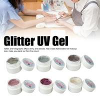Lak za nokte, reflektirajući glit gel poljski elegantne sigurne boje za salon za nokte za žene