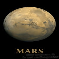Galerijski plakat 24 M. 36, Mars, vidljiv iz Vikinga M. A. 1980. godine