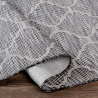 Umjetnički tkalci Briallen ugljen 2'6 7'3 tradicionalni tepih s rešetkastom stazom