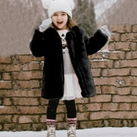 Dječji zimski kaputi s popustom za djevojčice, zimska izolirana Vanjska odjeća od flisa otporna na vjetar