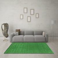 Pravokutni apstraktni moderni tepisi u smaragdno zelenoj boji za unutarnje prostore, 3' 5'