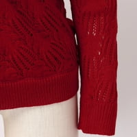 Djejetnici za hladno vrijeme za muškarce Mans Zimske žene džemper Pleteni rebrasti pulover Dugi rukavi Čvrsta