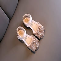 Simplemasygeni Djevojčice cipele Slatke modne sandale mekanog zalogaja Djeca Kids Pearl Rhinestones Anti-Slip