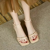 & jednostavne ženske sandale s tankim potplatom s mašnom; ljetne modne dvostruke ženske sandale s kopčom s remenom