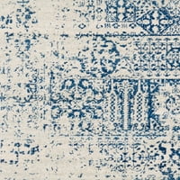 Umjetnički tkalci Azad Oriental Ažurirani tradicionalni prostirka, plava