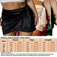 Avamo Ladies Mini suknja Swing suknje Ruffle Women Boem Beach Black XL