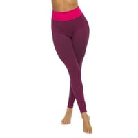 Rasprodaja ženske žakard gamaše u boji bešavne tajice za vježbanje visokog struka joga hlače