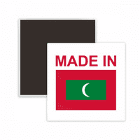 Maldivi Country Love Square Ceracs Frider Magnet Keepsake Memento