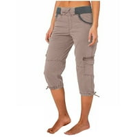 Teretne hlače A. H., ženske široke hlače visokog struka, Plus size, duge hlače, lounge hlače s kravatom, trenirke,