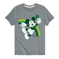 Disney - Mickey Green Rainbow - Malilica i grafička majica s kratkim rukavima za mlade