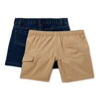 Djeca iz Ganimals Boys Denim & Cargo Shorts, 2 komada, veličine 4-10