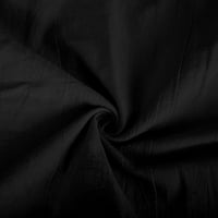 Symoid ženske kombinezone- modni etnički stil Čvrsto hladno rame suspender cami hlače kombinezon crni xxl