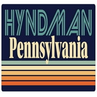 Hyndman Pennsylvania Frider Magnet Retro Design
