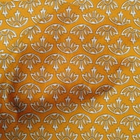 Pamučna poplin tkanina u blokovskom cvjetnom tisku, tkanina za rukotvorine širine inča