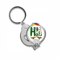 Nacionalni simbol Haitija, ikonski uzorak, škare za nokte, oštar rezač noktiju od nehrđajućeg čelika