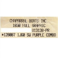 Grafička naljepnica za trup broda iz Chaparrala