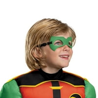 Batwheels maci mališani 'Robin Classic Mišićni kostim za Halloween, prerušavanje, veličina XS