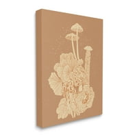 Šumska priroda razne gljive botanička i Cvjetna galerija Slikarstvo omotano platno tiskanje zidne umjetnosti