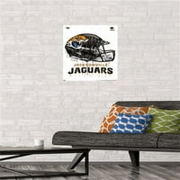 Jacksonville jaguari - plakat na zidu s kapaljkom, 14.725 22.375