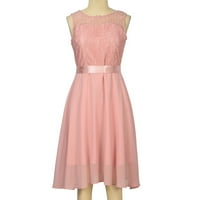 Haljina za ljuljanje za žene, haljine bez rukava Bez rukava, Vintage cvjetna suknja iz 1950-ih, midi koktel haljina