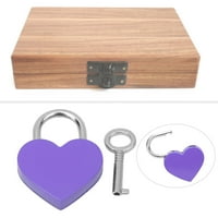 2 kompleta 30-strukog metalnog šarenog nakita u obliku srca s ključevima za prtljagu, torbicu, planer, kutiju