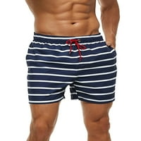 Muške kratke hlače za plažu, ljetne kratke hlače s elastičnim strukom, donji dio s kravatom, mini hlače, Odjeća