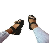 Ženske neklizajuće sandale s platformom A. M. radne prozračne cipele neklizajuće klinaste sandale za plažu