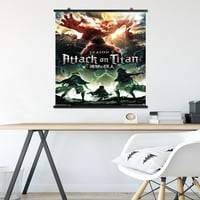 Napad na Titane-Teaser sezone, zidni poster s jednim listom, 22.375 34