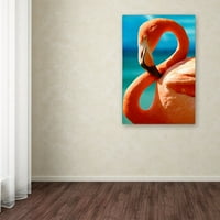 Zaštitni znak likovne umjetnosti 'Flamingo S' platno umjetnost Mike Jones Photo