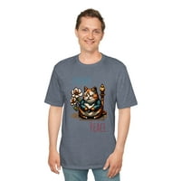 Tipsybee Unutarnja mačka mira, grafička majica s kratkim rukavima, veličine xs-4xl