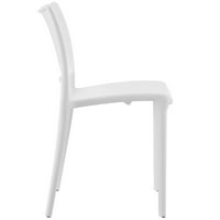 Set Blagovaonskih stolica u bijeloj boji