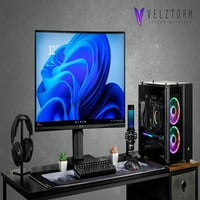 Gaming stolno računalo Velztorm Vitru SFF-a, Wifi 6, AIO, obožavatelji RGB, napajanje snage 850 W, Win 10H) VELZ0059