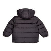 Zimska jakna u boji blokirana u boji za dječake
