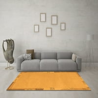 Moderne pravokutne apstraktne narančaste prostirke za prostore tvrtke, 2' 3'