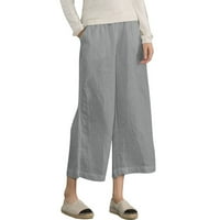 Ženske teretne hlače za planinarenje, modne sportske brze suhe obične Ležerne sportske hlače Na otvorenom s džepovima