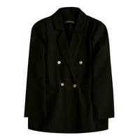 Ženski sako odijelo zeleni crno-bijeli kaput ženski jesenski kaput srednje duljine ležerna jakna kaput