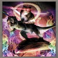 James Booker-zli mačji dinosaur na plakatu od 14.725 22.375 u okviru