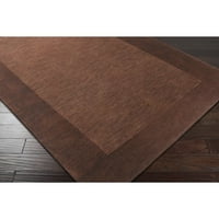 Umjetnički tepih u tamnosmeđoj boji od 2' 3'