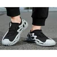Lacyhop Unise tenisice čarapa pleteni gornji stanovi čipkaju cipele za hodanje sportovi ne kliznu casual cipela