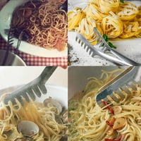 Kombinirani set za posluživanje špageta žlica za tjesteninu i kliješta za tjesteninu za špagete, savršen kuhinjski