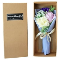 Umjetno cvijeće, poklon za Majčin dan, ruže, sapun, buket karanfila, poklon kutija, jedinstveni dekor za dom.