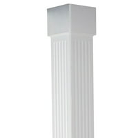 Stolarija od 12 od 5' do 5 ' do klasičnog četvrtastog, ne sužavajućeg, žljebljenog stupa s standardnim kapitelom
