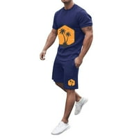 Muška Trenirka, jednostavna Trenirka u sportskom stilu, majica s brzim sušenjem, kratke hlače, muški kombinezon