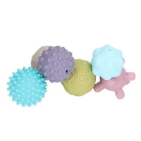 Senzorne igračke za bebe, raznobojne teksturirane taktilne kuglice za istraživanje osjeta, udoban hvat, Svestran