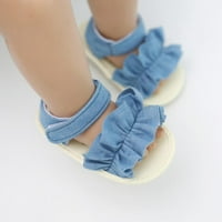 Časopis Summer Beby Girls prozračne protiv klizačke cipele sandale mališane mekane solene prve šetače 0-18m
