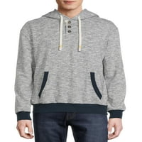 Suvereni kod muških dugih rukava Navarus Heathered Hoodie, Veličina S-XL