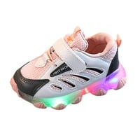 Lagane cipele, dječje tenisice za djevojčice, sportske cipele s LED svjetlom, dječje cipele s užarenim ukrasima