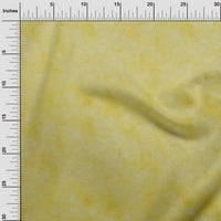Oneoone pamučni dres žuta tkanina Tekstura za šivanje tkanine prema dvorištu, DIY odjeća za šivanje širine